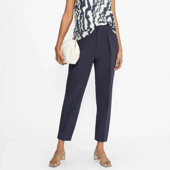 TED BAKER Leiilat Sculpted Balloon Leg Tailored Trouser Ted Size 2 US 6 Office - Picture 1 of 9